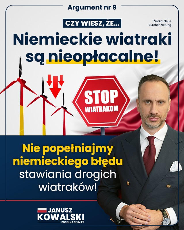 Argumenty przeciwko liberalizacji przepisów dotyczących elektrowni wiatrowych