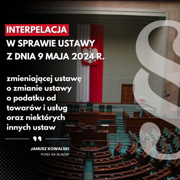 Interpelacja ws. KSeF