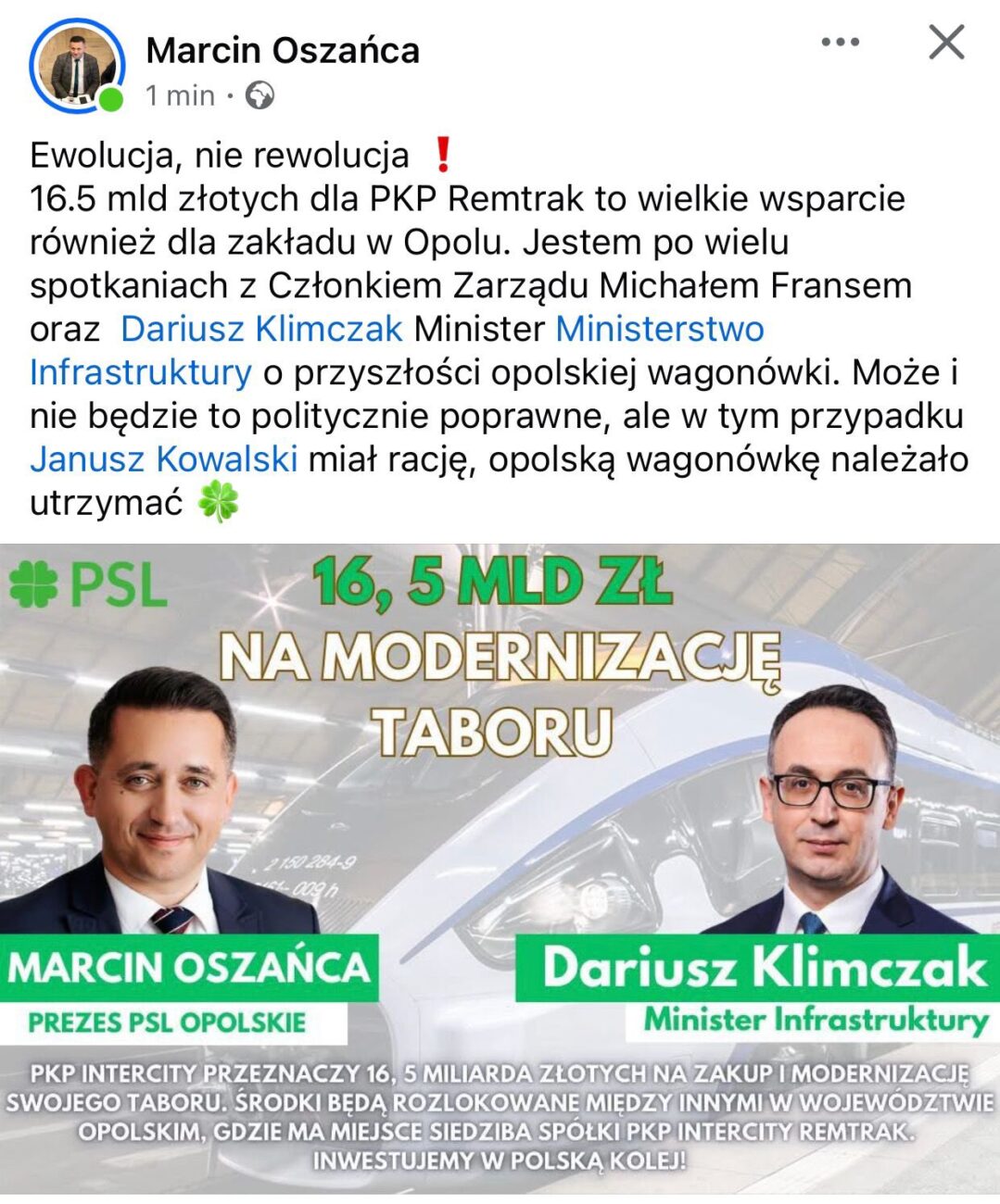 Sukces repolonizacji opolskiej ,,wagonówki”