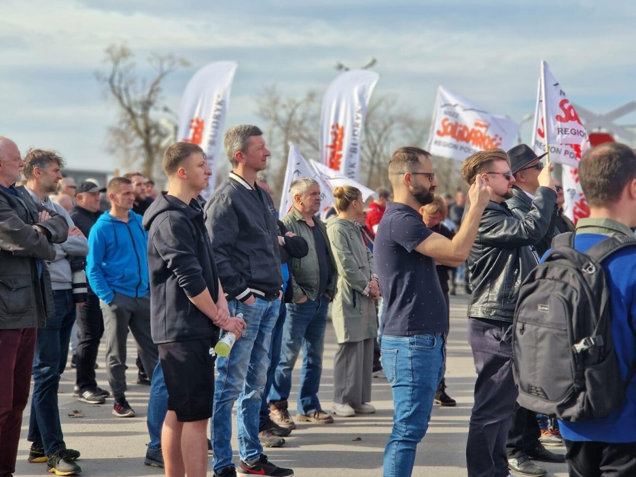 Protest NSZZ “Solidarność” pod kopalnią Silesia w Czechowicach-Dziedzicach!