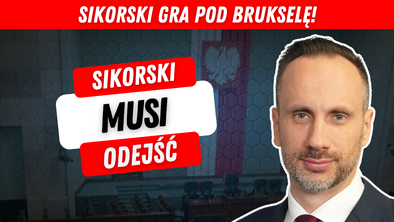 Zdjęcie do artykułu: Sikorski jak na rozmowie o pracę w Brukseli!