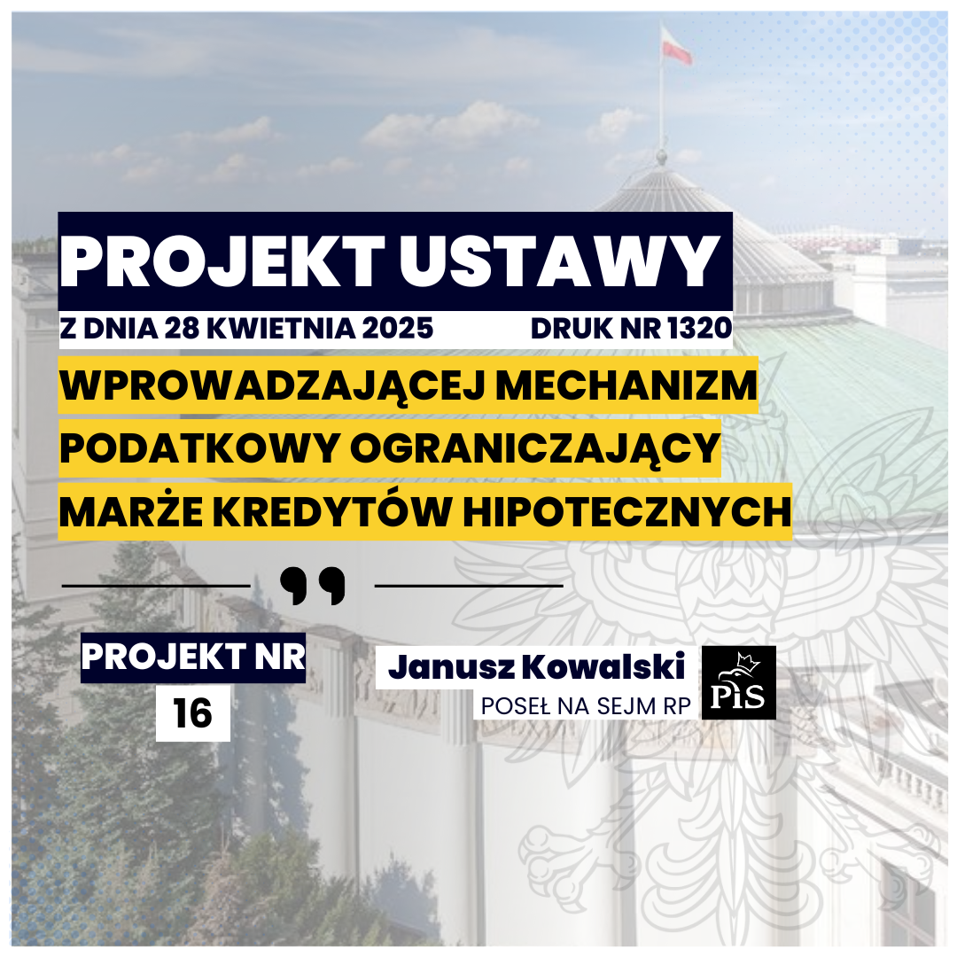 Zdjęcie do artykułu: Projekt ustawy wprowadzającej mechanizm podatkowy ograniczający marże kredytów hipotecznych
