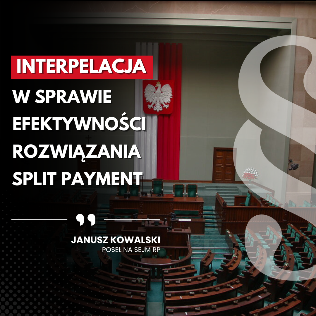 Zdjęcie do artykułu: Interpelacja w sprawie efektywności rozwiązania Split Payment