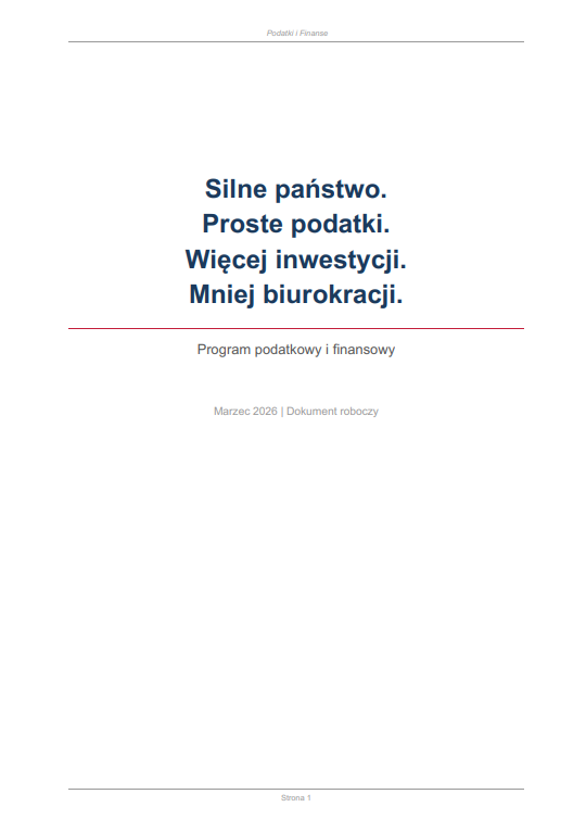 Program finansowo-podatkowy