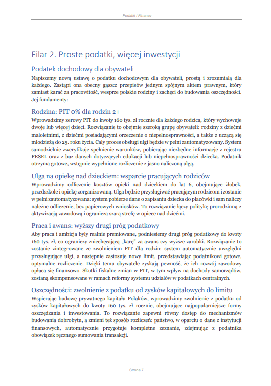 Program finansowo-podatkowy