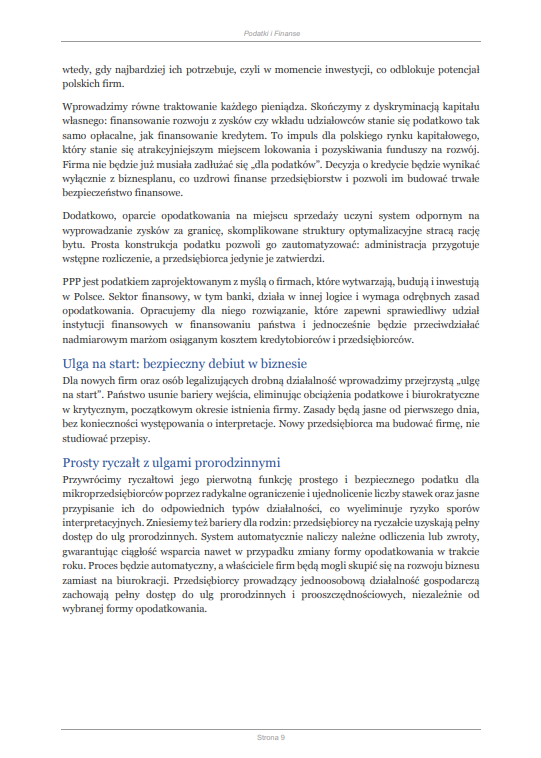 Program finansowo-podatkowy