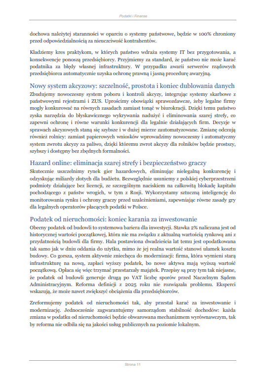 Program finansowo-podatkowy