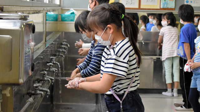 Image for the <ruby>手洗<rt>てあら</rt></ruby>い<ruby>学習<rt>がくしゅう</rt></ruby>