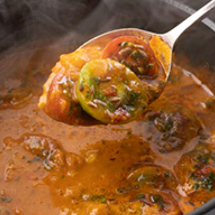 Oriental curry with various tomatoes(いろいろトマトのオリエンタルカレー)