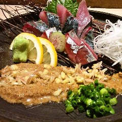 自家製の胡麻ペーストで食べる胡麻鯖