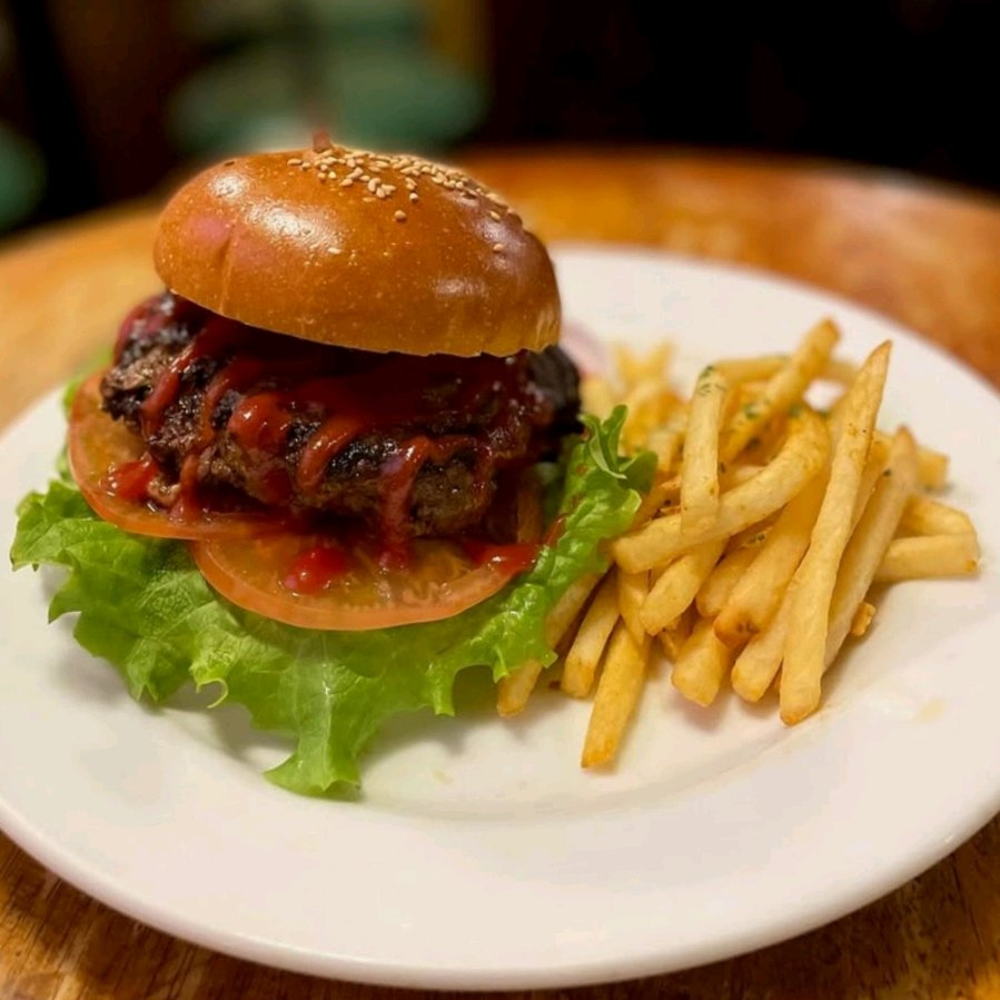 牙买加风味鸡肉汉堡(ジャークチキンバーガー)