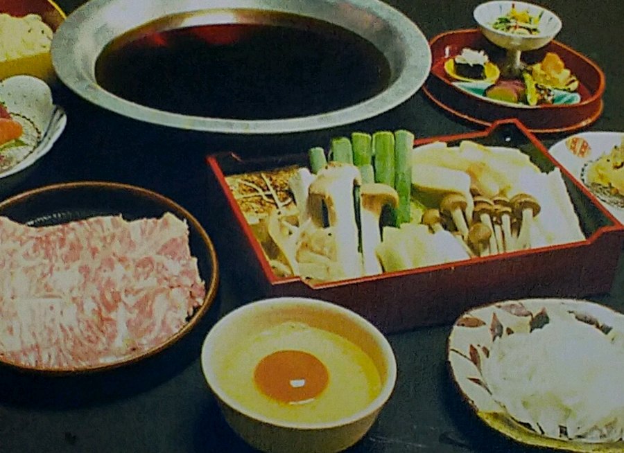 牛すきしゃぶ (かえでコース)