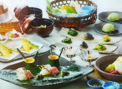 Course meals with a Kyoto feel