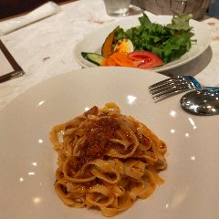 肉もしっかり入ってる本格イタリアンパスタ