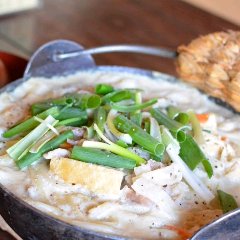 크리미하고 서양 풍味의 우동.