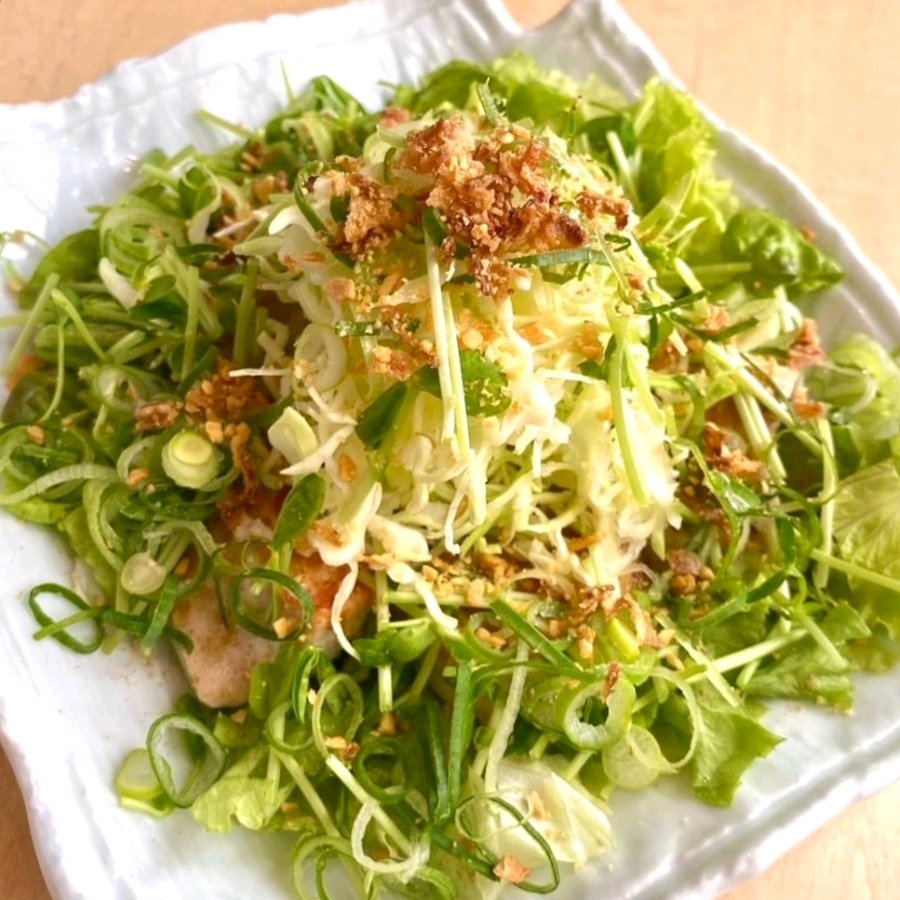 닭가슴살 샐러드 정식(ガリチキサラダ定食)