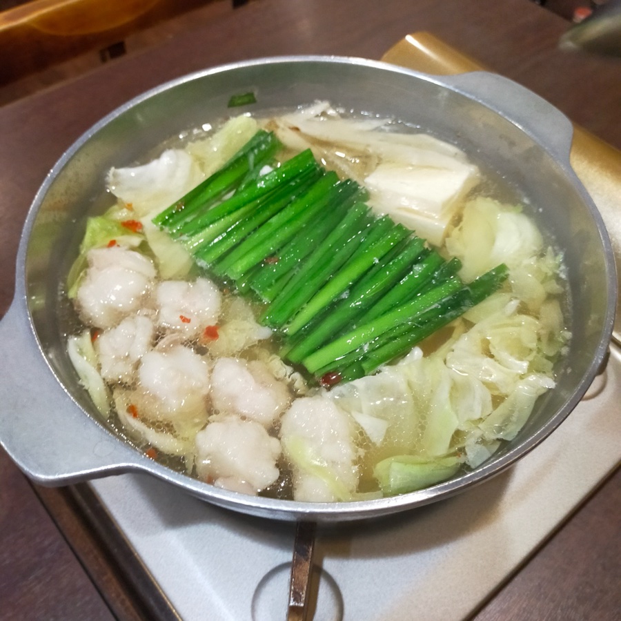 もつ鍋(しゃぶ味)
 (Motsu nabe (shabu aji))