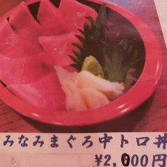 焼津といえば南鮪！濃厚な脂の中トロ丼