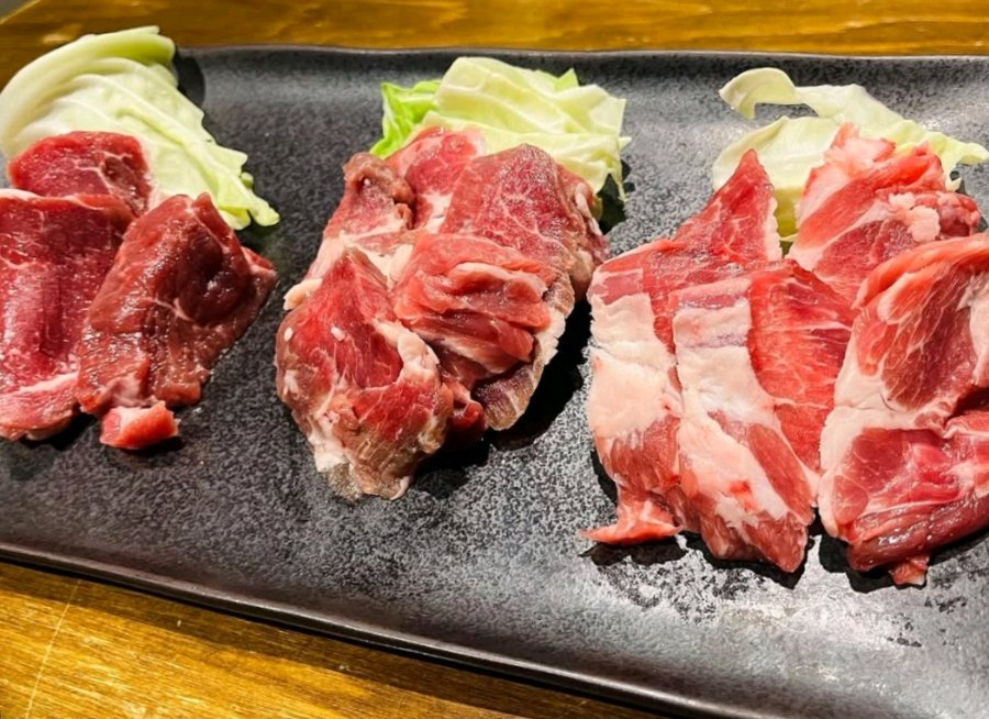 ジンギスカン3点盛り