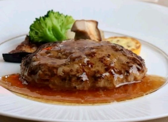 굵게 간 햄버거(粗挽きハンバーグ)