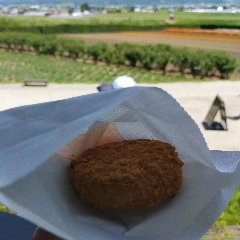 北海道の男爵いもを使ったコロッケ。