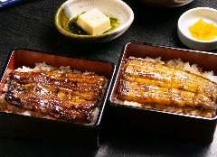 関東風と関西風のうな重を食べ比べできるセット