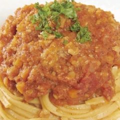 Bolognese with plant-based meat