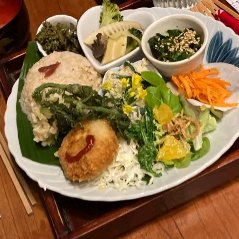 Enjoy dishes that use lots of vegetables