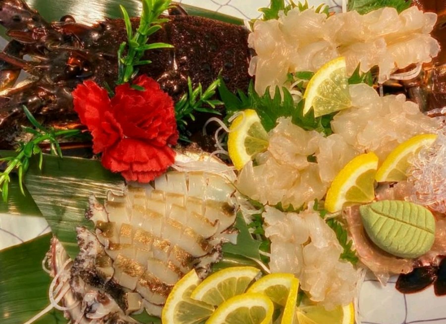 伊勢海老のお造り