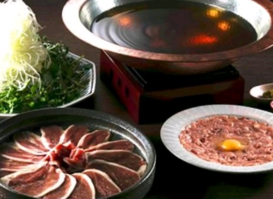 Premium Duck Shabu-Shabu Course(最上鴨のしゃぶしゃぶコース)