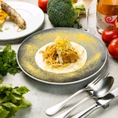健康と美容に配慮した、料理を選べるコース料理。