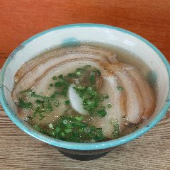 Okinawa soba using homemade noodles