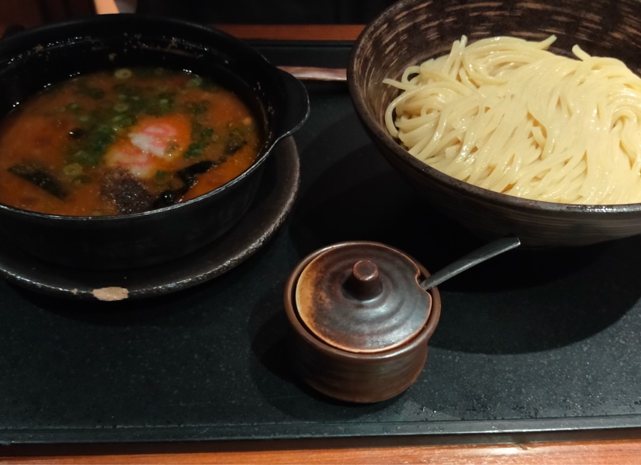 めんたい煮込みつけ麺