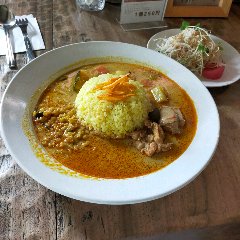 A variety of curry blends for spiced rice.