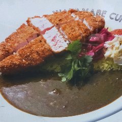 カレーレストランのスパイスとんかつカレー