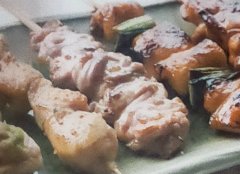 5根烤串＝5 sticks of grilled skewers
