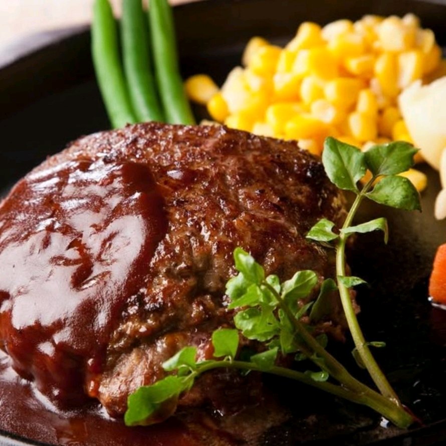 [粗挽きハンバーグ]デミグラスソース