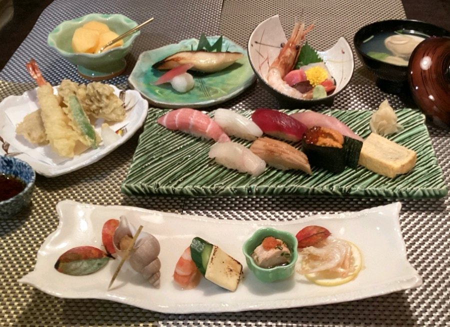 浅草すし賢コース (Asakusa Sushi-Ken Course)