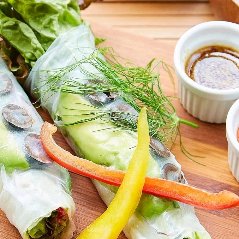 Mexican-style summer rolls