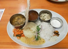 Curry Set Meal for Vegetarians in South India