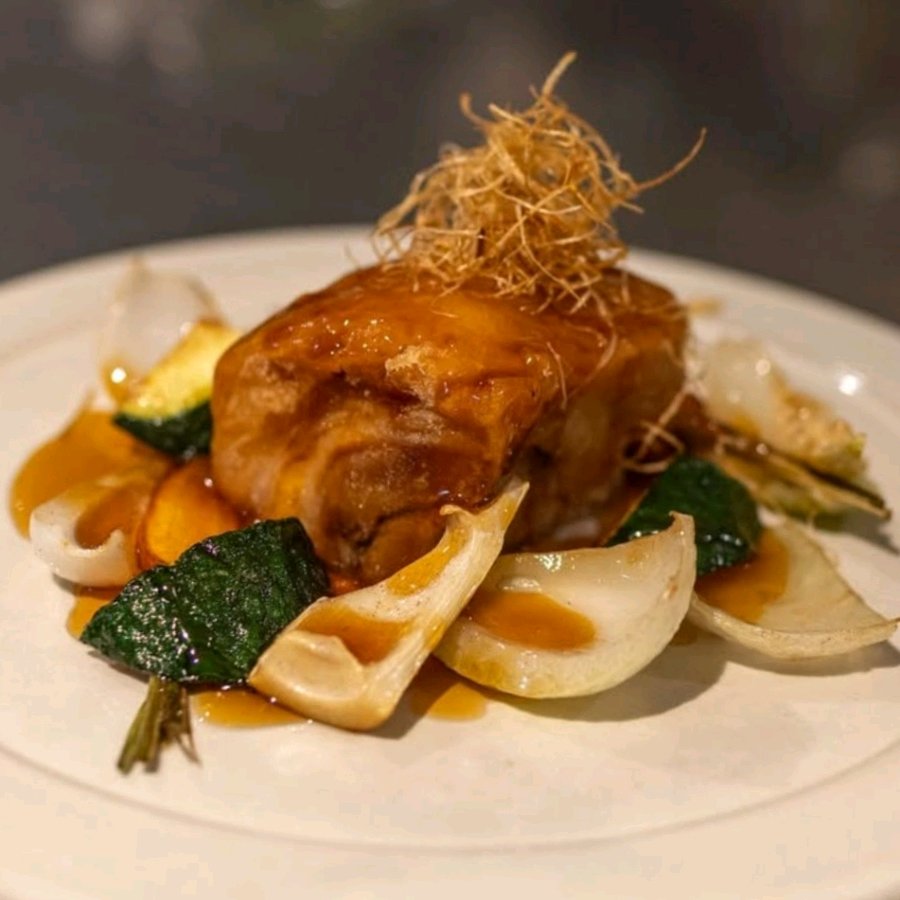 돼지 장미 고기 검은 식초 식초 돼지(豚バラ肉の黒酢酢豚)