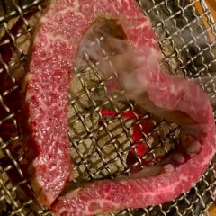 Heart-shaped, photo-worthy grilled halami