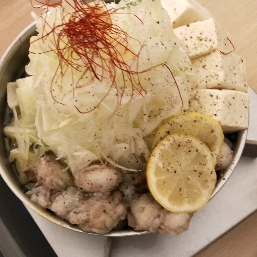 仙頭モツ鍋(塩）
 (Sendo motsu nabe (shio))