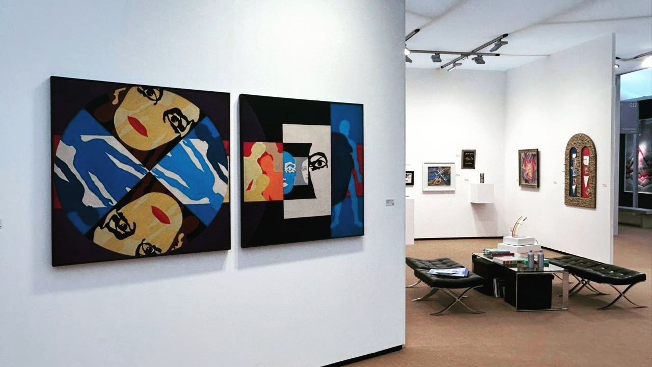 Sala de exposição da Galeria Berenice Arvani