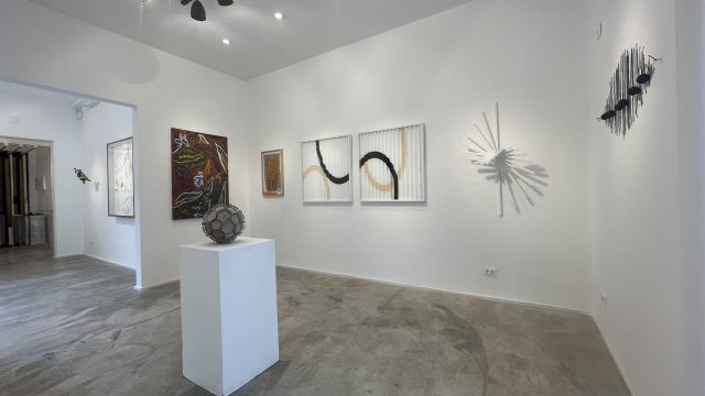 Sala de exposição da Galeria Lica Pedrosa Arteformatto