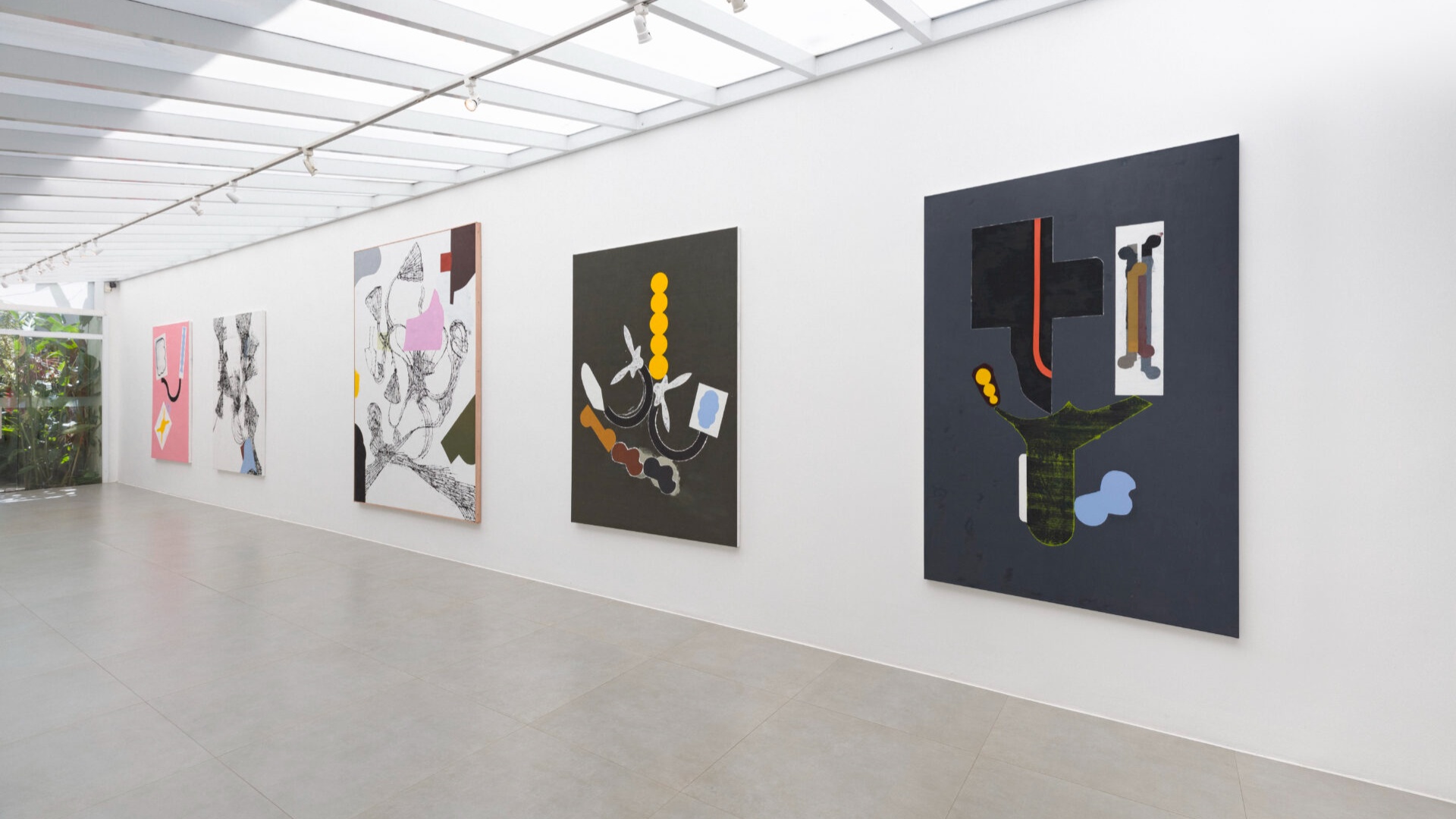 Sala de exposição da Galeria Lume