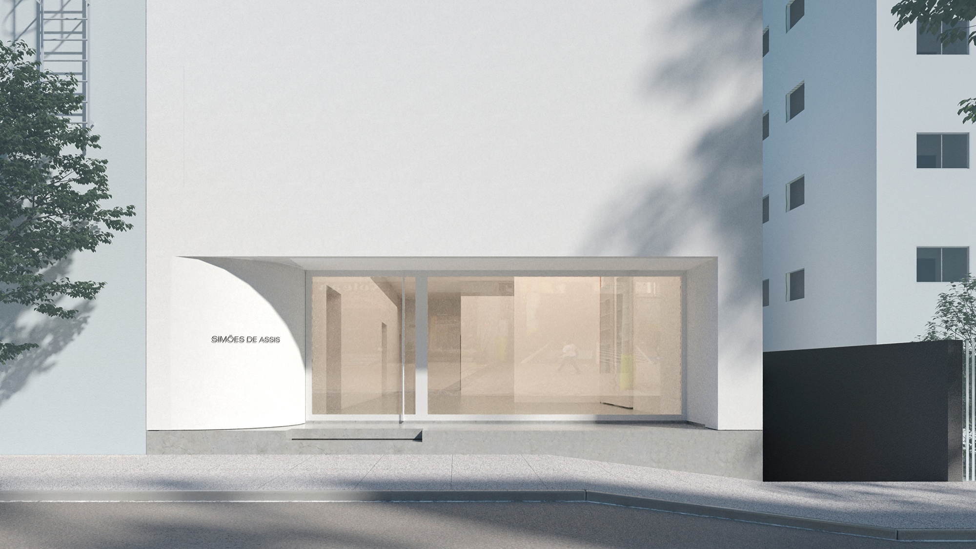 Fachada da Galeria Simões de Assis