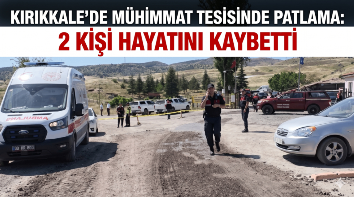 Kırıkkale’de mühimmat tesisinde patlama: 2 kişi hayatını kaybetti