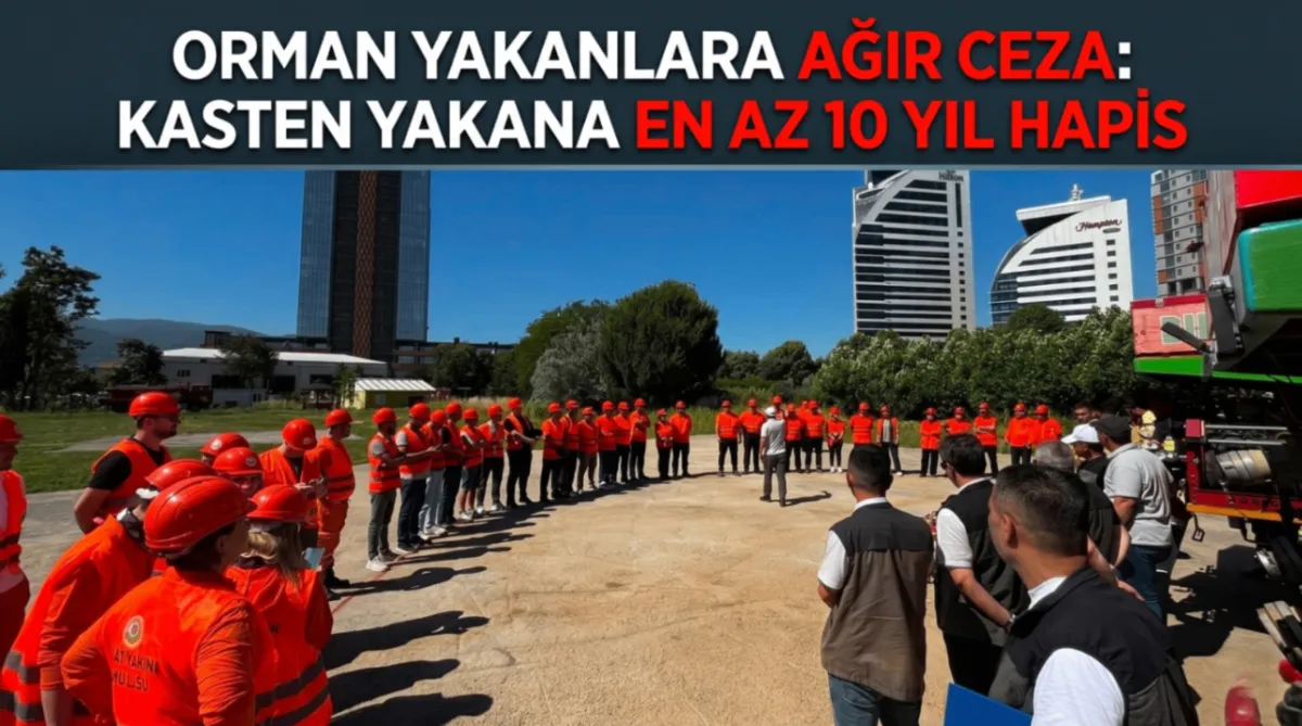 Orman yakanlara ağır ceza: Kasten yakana en az 10 yıl hapis