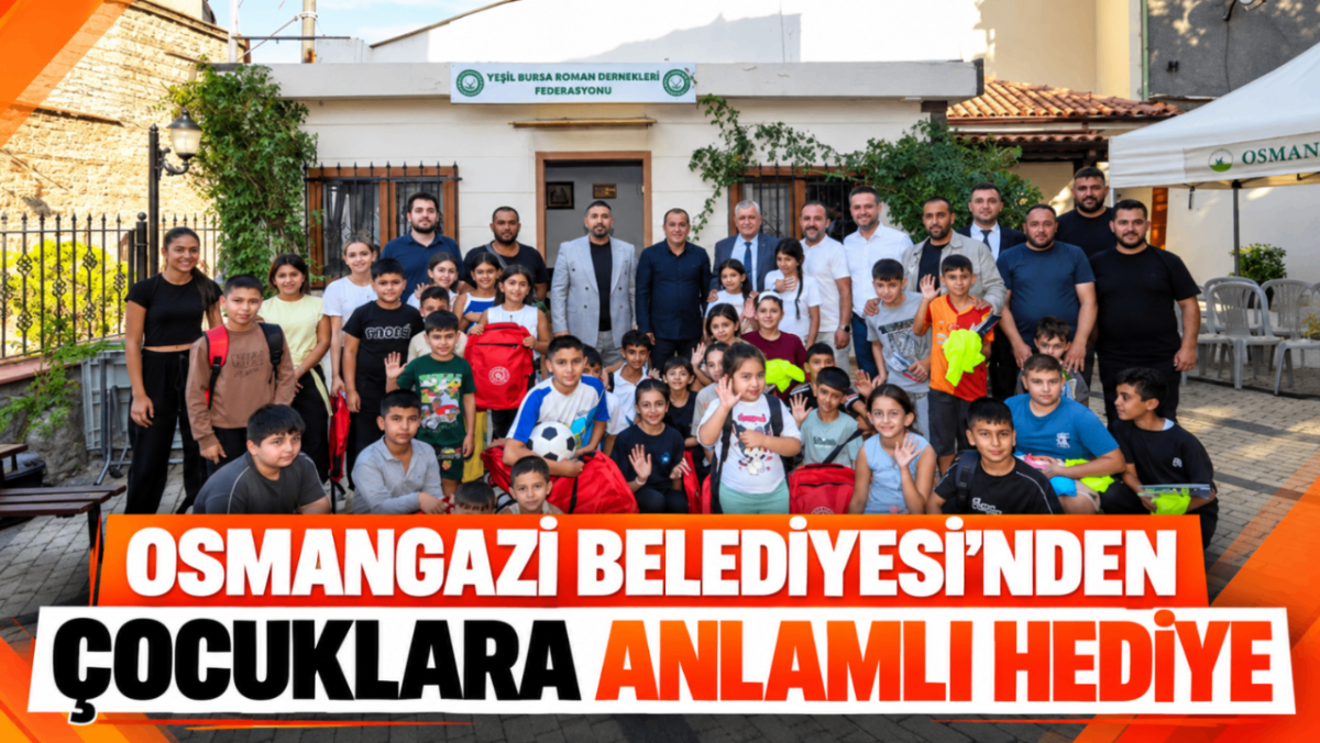 Osmangazi Belediyesi’nden çocuklara anlamlı hediye!